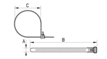 Releasable cable strap [099]